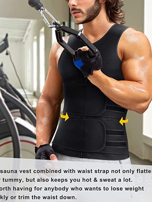 Men's Neoprene Sauna double Belt High Power Trainer Your Cart Subtotal-image
