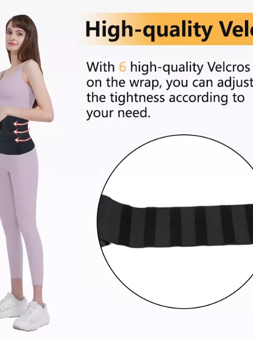 Women Waist Trimmer Wraps for Stomach with Loop Snatch Bandage Wrap Tummy wrap-image