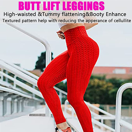 Yoga leggings with grunched booty Tiktok Butt Enhancing leggings – Mira  Beauty Police