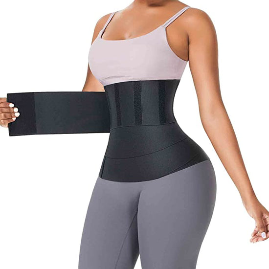 Snatch Me Up Wrap Bandage Waist Trimmer Tummy Wraps Belt for Women Waist Wrap Gym