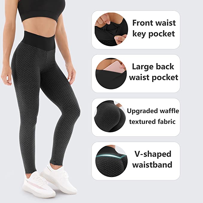 Charcoal Butt enhancing Tiktok leggings