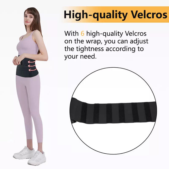Women Waist Trimmer Wraps for Stomach with Loop Snatch Bandage Wrap Tummy wrap